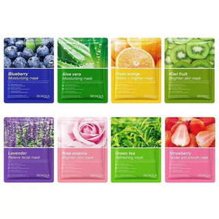 Set 10 Miếng Mặt Nạ Trái Cây Bioaqua