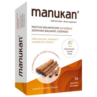 Viên Ngậm Giảm Ho, Ngứa Họng Manukan Cinnamon
