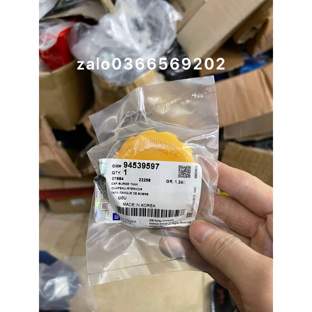 Nắp bình nước GM Matiz, Spank, Aveo, Lanos, Nubira, Gentra,... 94539597 xịn chuẩn gm