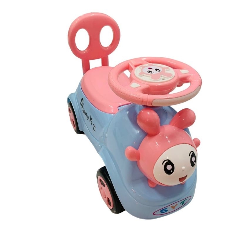 Xe chòi chân thỏ con có nhạc và đèn phát sáng cho bé