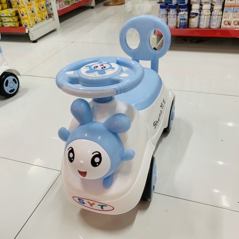 Xe chòi chân thỏ con có nhạc và đèn phát sáng cho bé