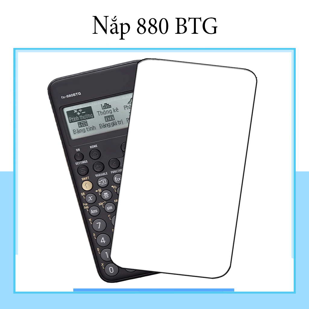 Nắp Nguyên Bản Máy Tính Casio 580 và 880màu trắng