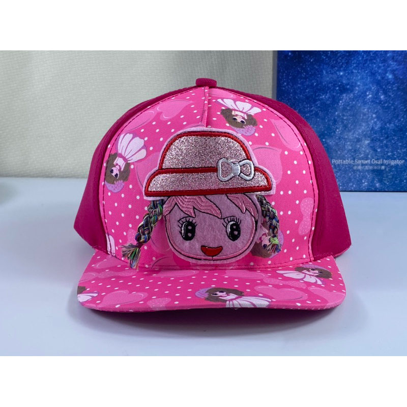 mũ kết dành cho bé gái 2t ~ 6 tuổi hồng mickey nơ phối dể thương