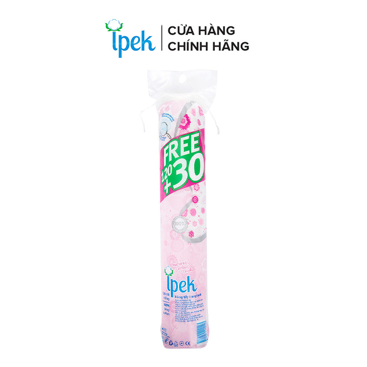 Combo 5 Bông Tẩy Trang Ipek Cotton Pad 150 miếng (5 x 150 miếng)
