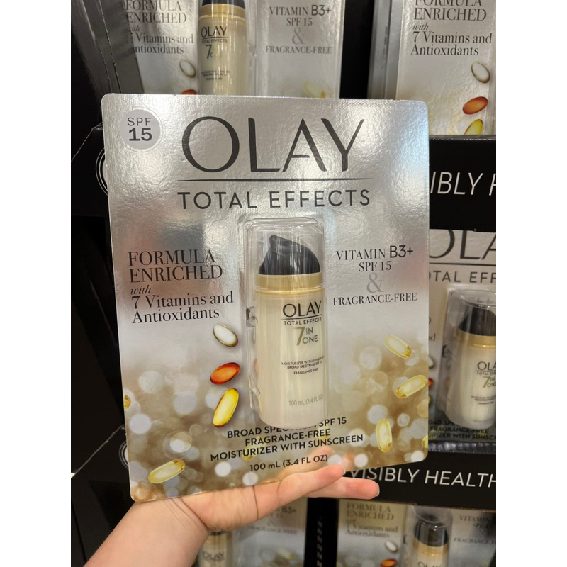 Kem Olay Total Effects 7 in 1 SPF 15 (100ml) của Mỹ - Làm đẹp da, dưỡng ẩm, chống lão hóa