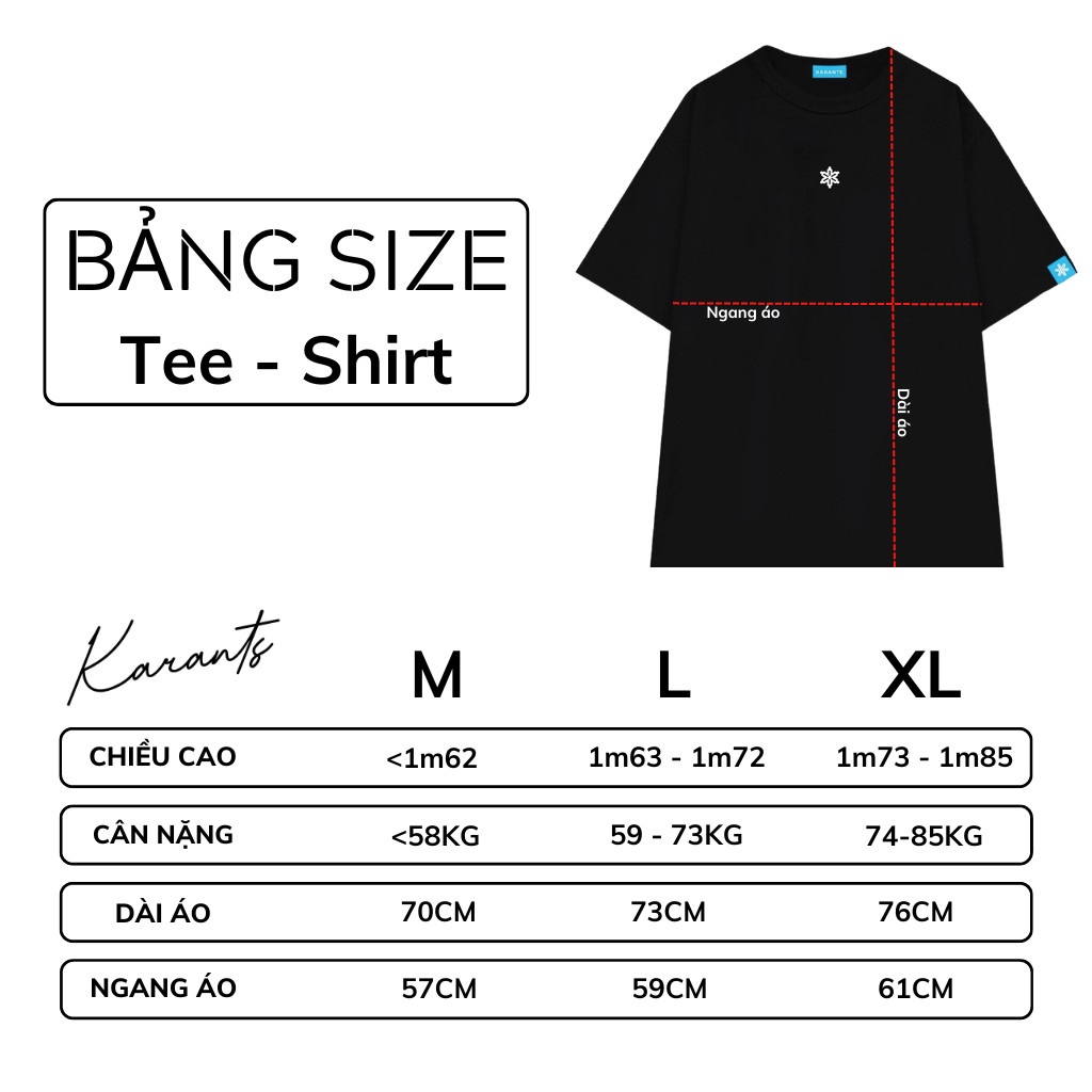 Áo thun Nam nữ Karants form Unisex in nghệ thuật 100% cotton phong cách Hàn Quốc | BigBuy360 - bigbuy360.vn