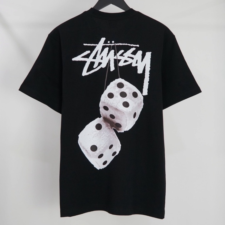 Áo thun, áo phông Nam Nũ Stussy Súc Sắc 100%cotton phong cách Hnaf Quốc | BigBuy360 - bigbuy360.vn