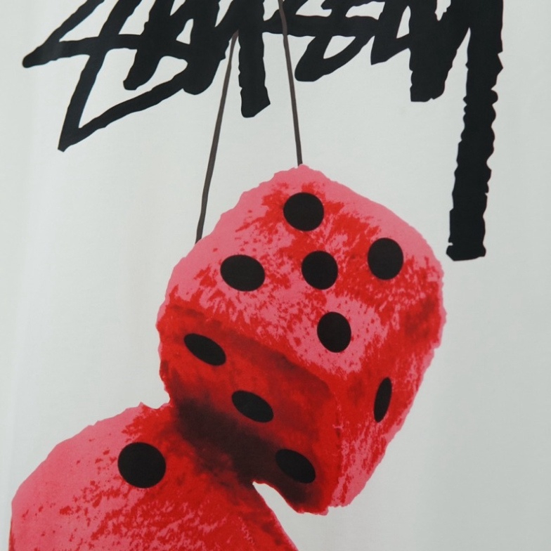 Áo thun, áo phông Nam Nũ Stussy Súc Sắc 100%cotton phong cách Hnaf Quốc | BigBuy360 - bigbuy360.vn