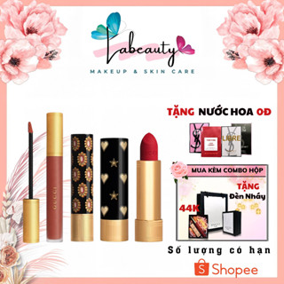 Son Gucci Rouge Matte Lipstick, Gucci 25 Goldie Red Matte Full size, Hàng Chính Hãng