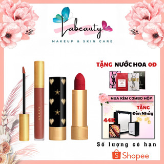 Son Gucci Kem Rouge Liquid Matte Lipstick 6.5ml, Son Kem Gucci 505 Janet Rust Limited Full Size
