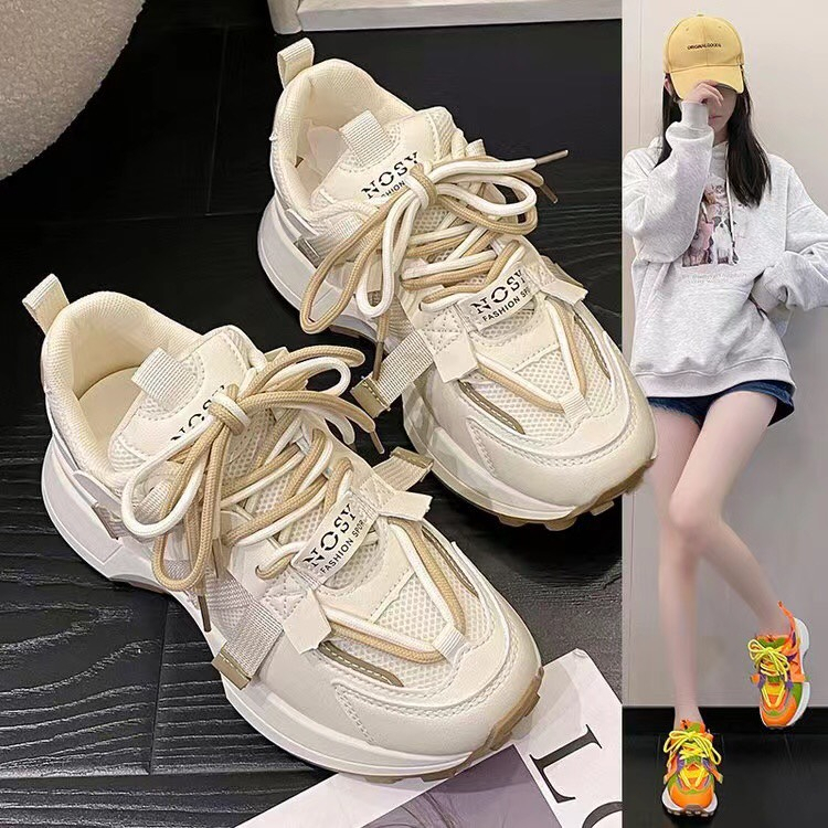 Giày thể thao nữ đế cao su non đúc nguyên phom