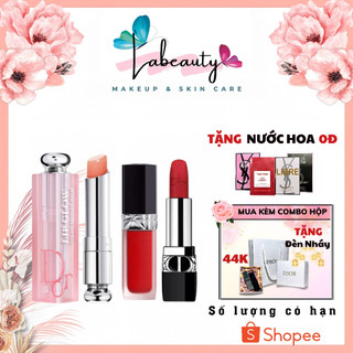 Son Dior Rouge Matte Lipstick Full size 3.5g, Son Dưỡng Dior Addict 001 Pink làm hồng môi