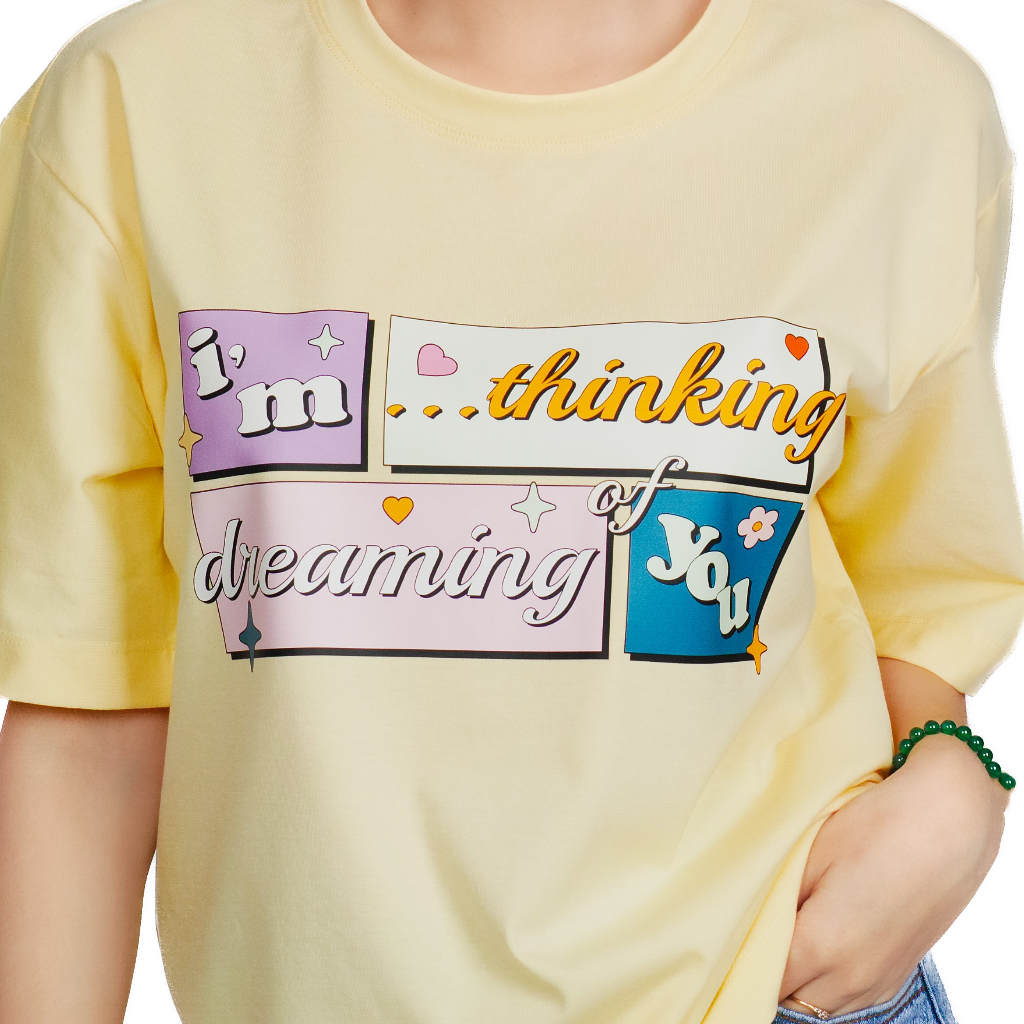 Áo thun Local Brand ThaiXanh 'Thinking - Dreaming' Form Oversize