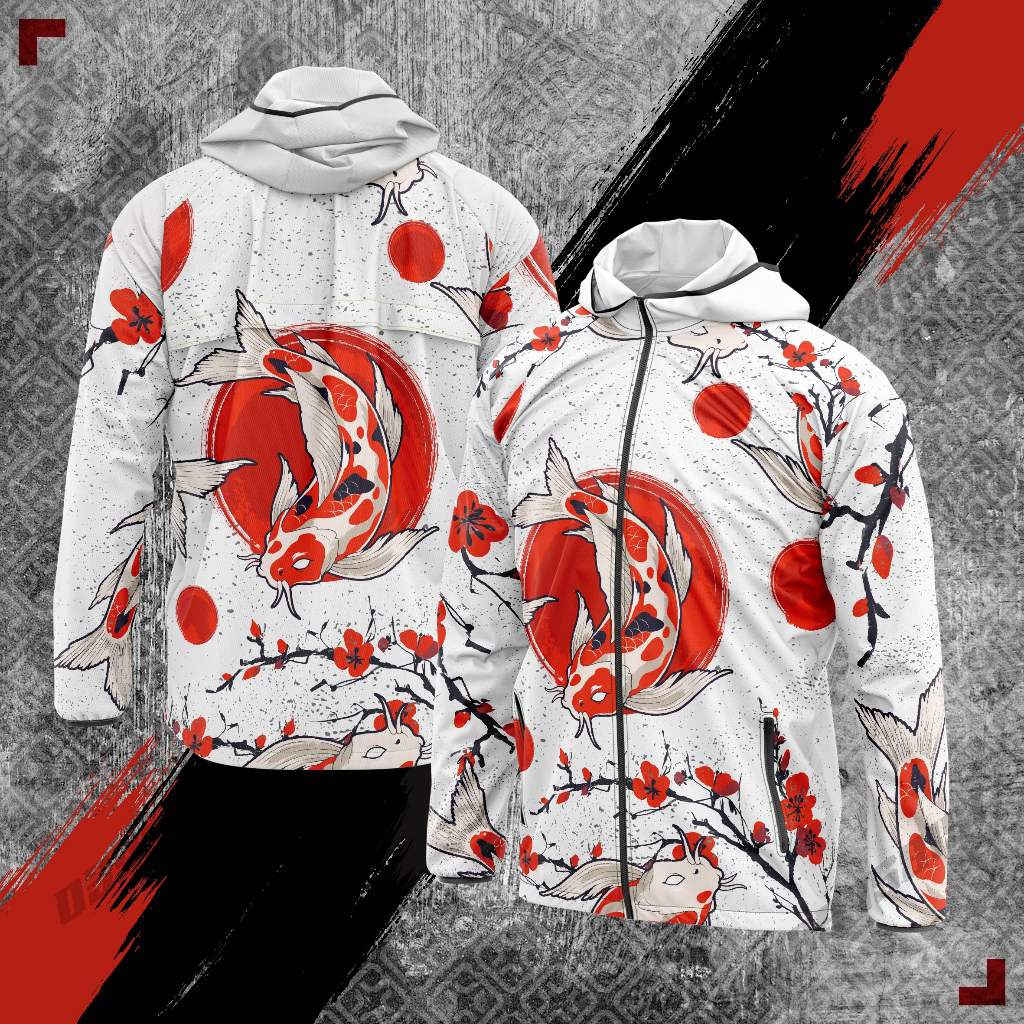 Mẫu Áo Khoác Câu Cá - Chép Trắng A04