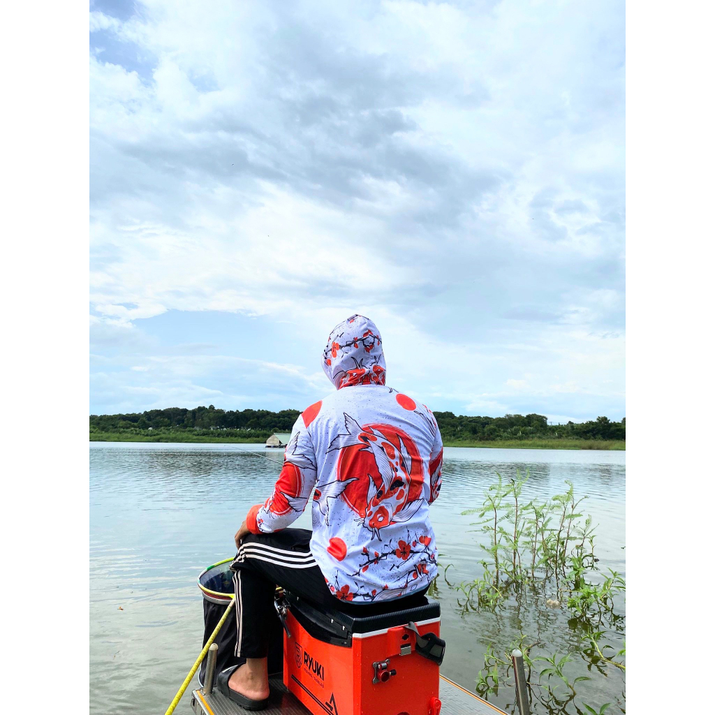 Mẫu Áo Khoác Câu Cá - Chép Trắng A04