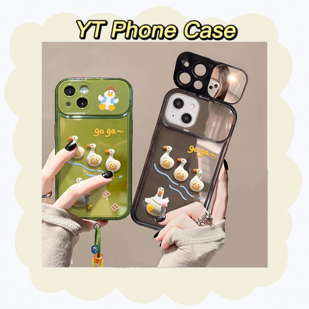 Ốp Điện Thoại Có Gương Cho IPhone 14pro/14promax/13/13pro/13promax/12Promax/11/11pro/11promax/Xsmax/X/8plus/7plus YTCase
