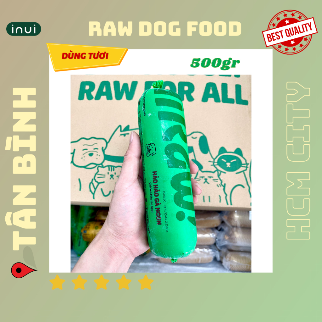 HI RAW - RAW DOG FOOD - Thức ăn tươi cho chó từ 2 tháng tuổi
