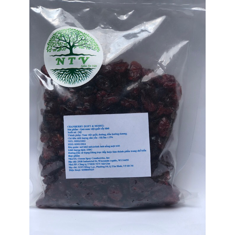 500G nam việt quất sấy khô - canada
