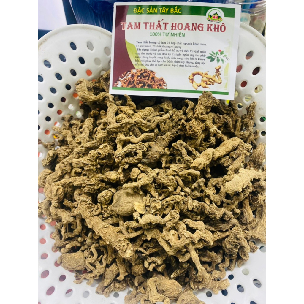 Củ tam thất hoang khô - hàng cao cấp