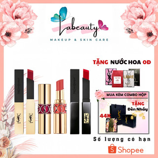 Son YSL Slim Glow Matte Lipstick, Son YSL 1966 đỏ gạch chính hãng full size