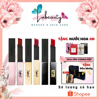 Son YSL Rouge Pur Couture The Slim, Son YSL Chính Hãng màu 28 True Chili đỏ gạch