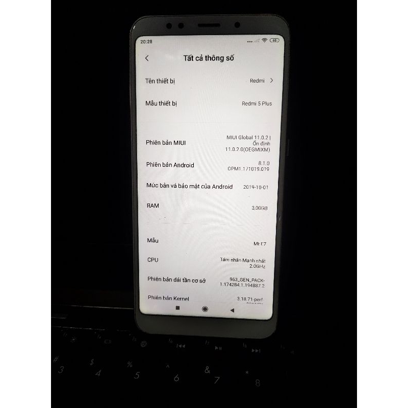 điện thoại cũ redmi 5plus