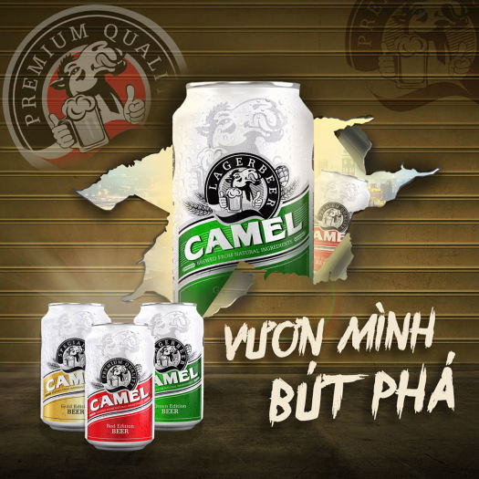 Bia Camel xanh là một sản phẩm cao cấp và đẳng cấp