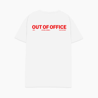 Áo thun outofoffice | gc™ | oversized boxy fit - màu trắng