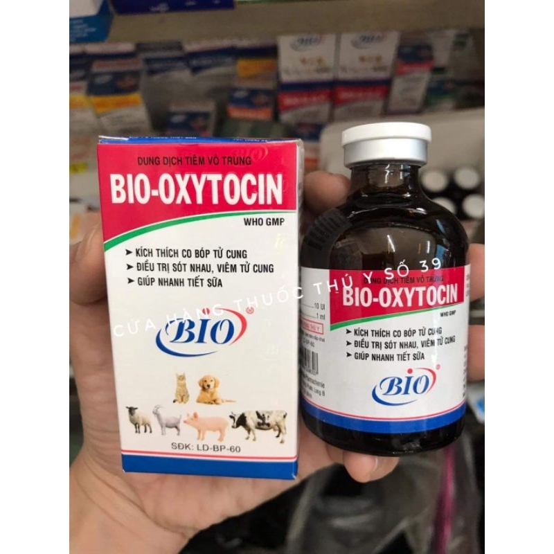 Bio-Oxytocin 50ml kích đẻ cho thú cưng chó mèo, lợn, trâu bò, dê cừu. Kích thích tiết sữa
