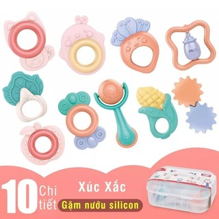 BỘ ĐỒ CHƠI NGẬM NƯỚU 10 Món, an toàn cho bé