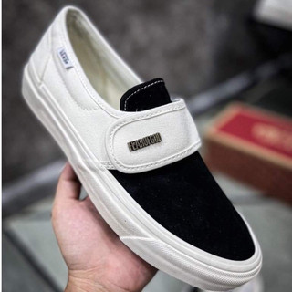 Giày vans dán nam nữ, giày vans dán đen trắng thể thao hàng đẹp full box. famton sneakers
