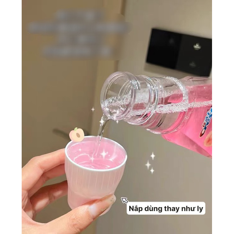 NƯỚC SÚC MIỆNG CREST HƯƠNG TRÁI ĐÀO NGỌT NGÀO, KHỬ MÙI,NGĂN MẢNG BÁM 250ml