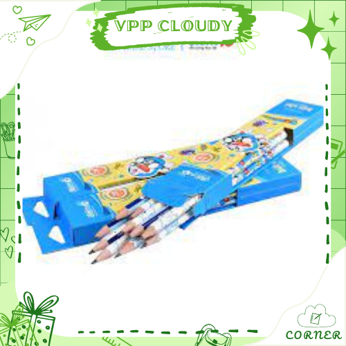 Bút chì gỗ Doraemon mẫu mới Thiên long GP009