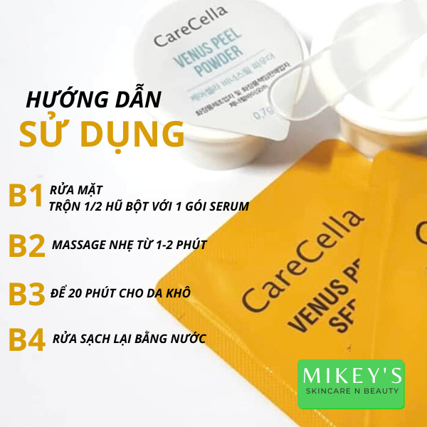 Peel Da Vi tảo Sinh Học, Thay Da Sinh Học, Vi Kim Tảo Biển Hàn Quốc -CARECELLA (1 set) | BigBuy360 - bigbuy360.vn