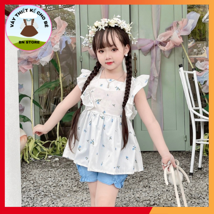 Sét đi học hoa xanh cánh tiên cho BÉ YÊU 💕𝑭𝑹𝑬𝑬𝑺𝑯𝑰𝑷 💕 BN STORE HOUSE. 6-30KG. [kèm ảnh thật]