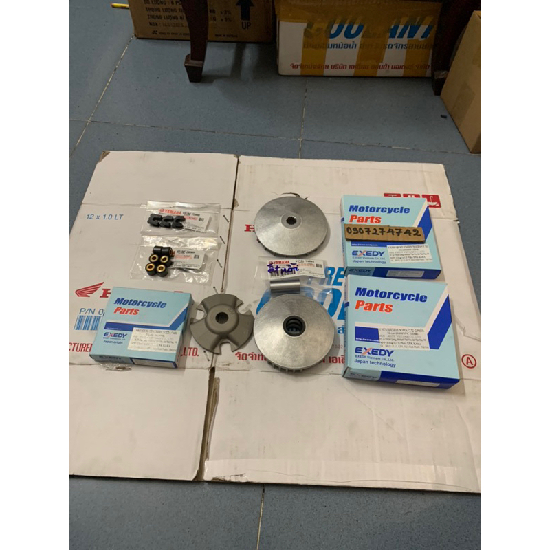 Full bộ nồi trước + Bộ nồi sau NOZA + cu xi zin hãng exedy
