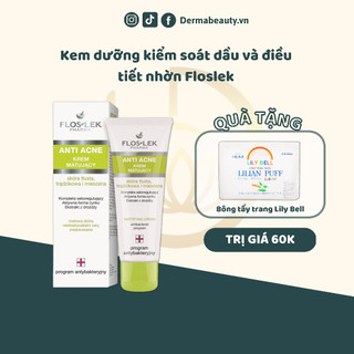 [Nhập Khẩu] Kem dưỡng kiểm soát dầu và điều tiết nhờn Floslek Anti Acne Mattifying Cream 50ml