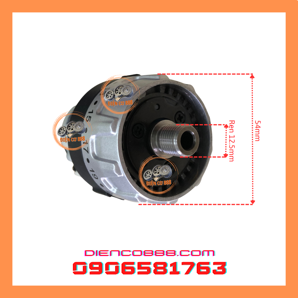 Hộp số và bộ nhông chuyển chế độ máy khoan pin Total TIDLI20031 và Ingco CIDLI20031