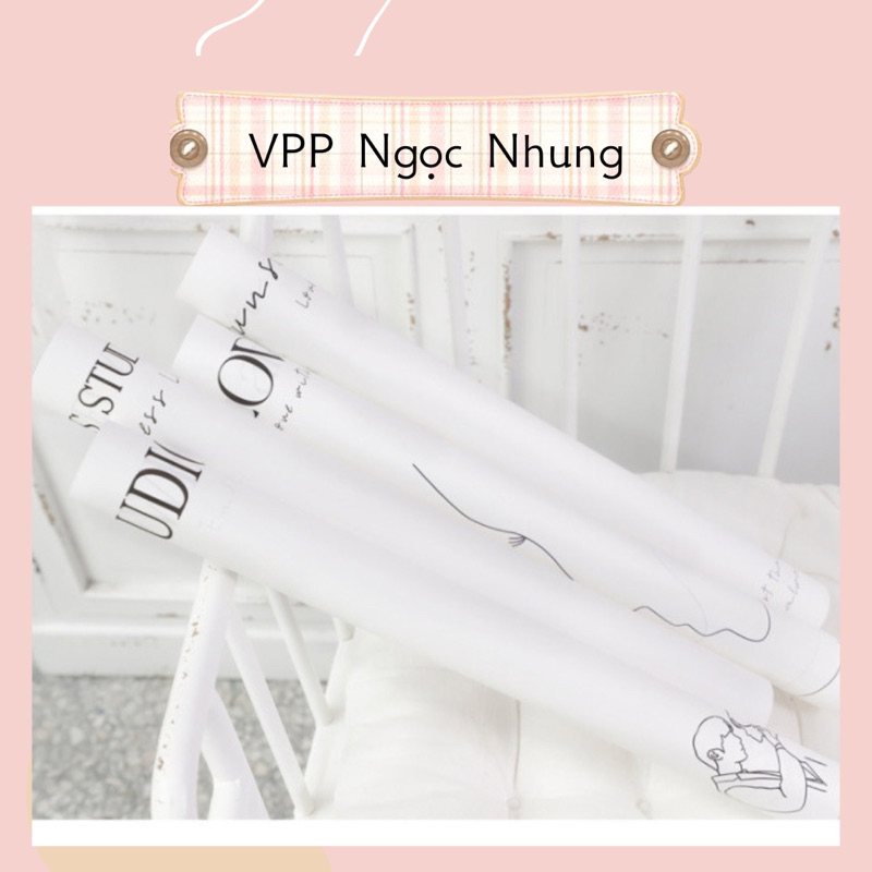 Giấy gói hoa, gói quà, gói kẹo❤️ kraft trắng thông điệp ngọt ngào❤️