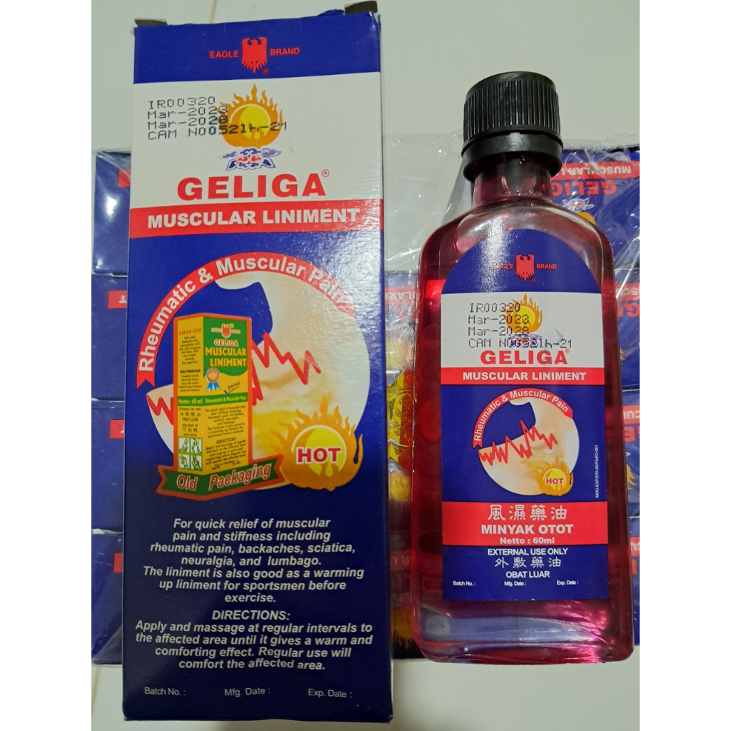DẦU NÓNG INDONESIA - GELIGA MUSCULA LINIMENT