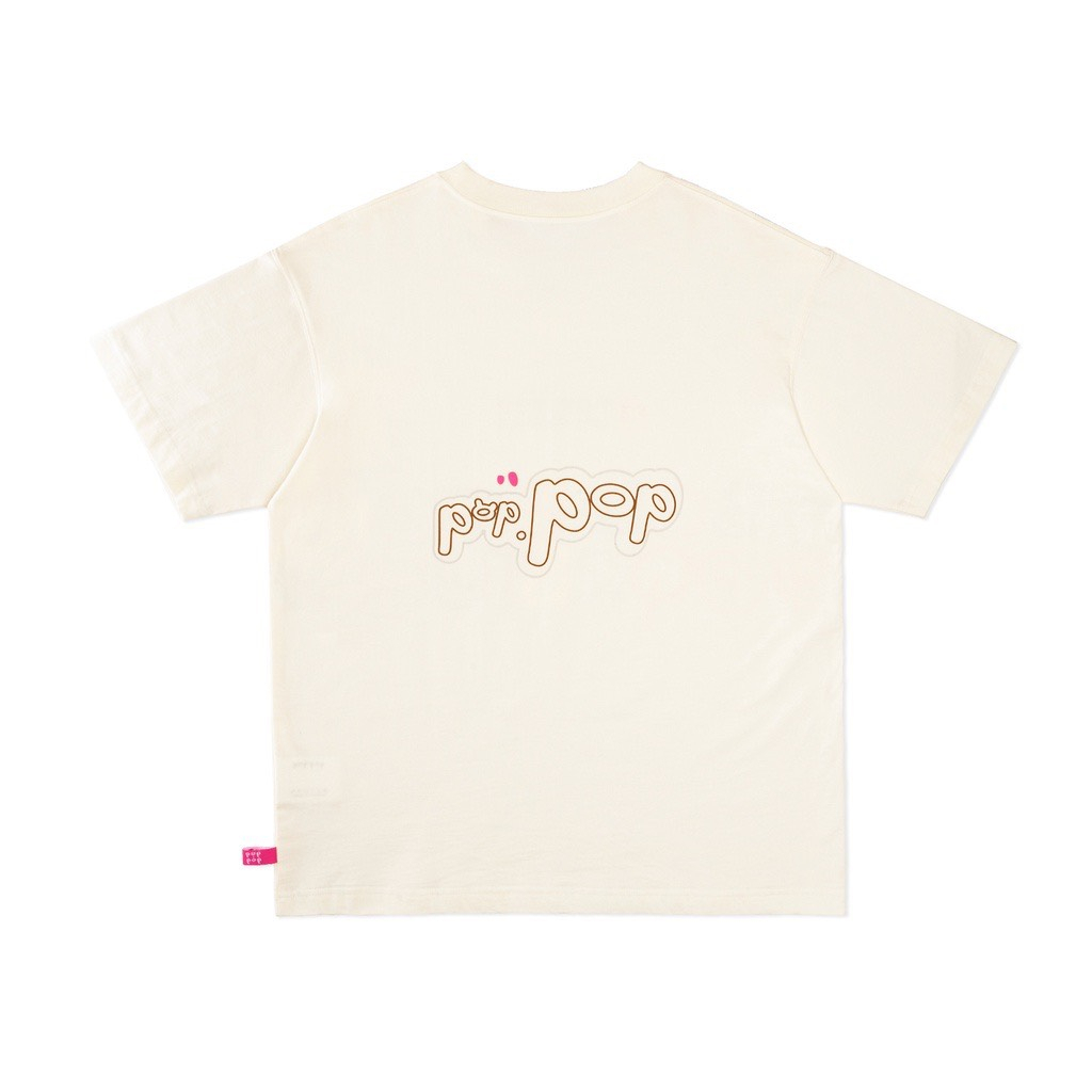 Áo Thun Tay Lỡ Form Rộng Poppop And Friends Cotton 100%