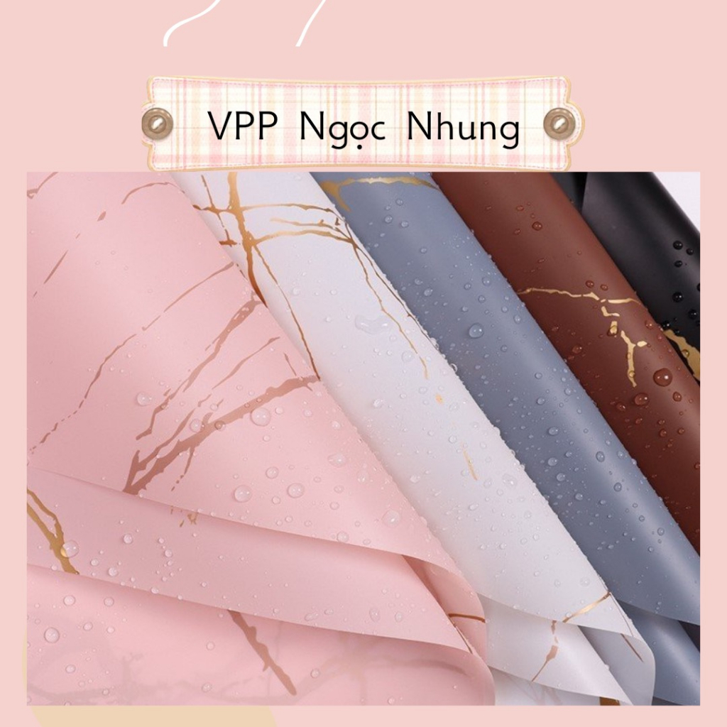 Giấy gói hoa ❤️hai mặt họa tiết vân đá❤️ 58*58cm