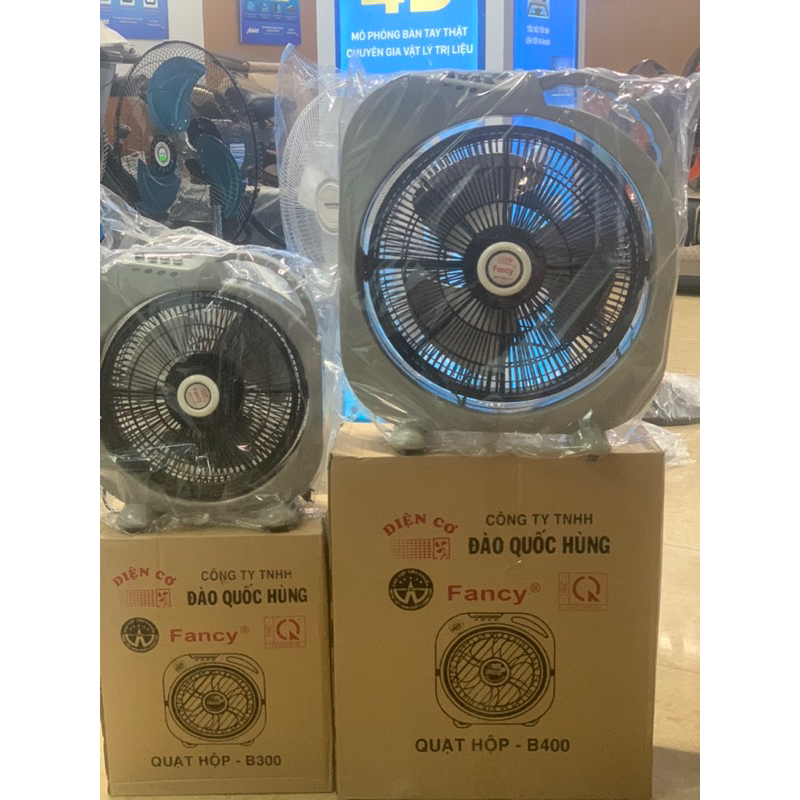 Quạt tản gió điện cơ Fancy B-300;B-400. Hàng Việt Nam bảo hành 12 tháng