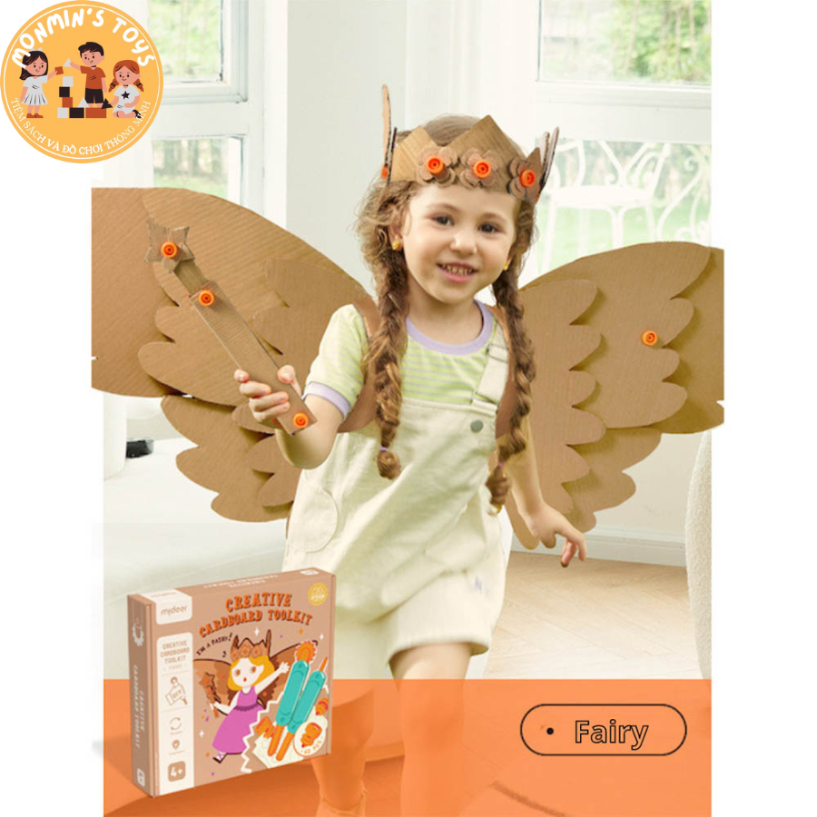 Bộ Đồ Chơi Dụng Cụ Làm Mô Hình Bằng Bìa Carton Mideer_Công Cụ Sáng Tạo Bìa Carton