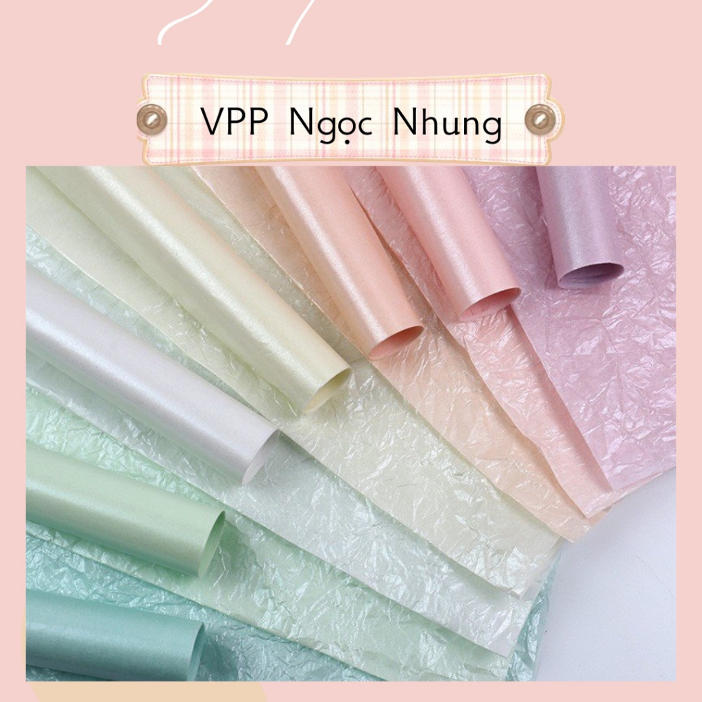 Giấy gói hoa ❤️Sydney tone màu pastel nhẹ nhàng❤️ không thấm nước 70*50cm