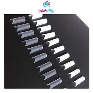 Hộp móng nối ống tre 2 bịch 500 móng màu đục, trong Nails đẹp