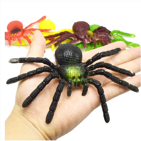 Nhện và Thằn Lằn Silicon Dẻo, Đồ Chơi Bằng Silicone Cho Bé, Loại To Làm Đồ Chơi Hoặc Trang Trí