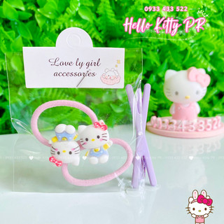 Kẹp tóc, đồ buộc tóc Hello Kitty