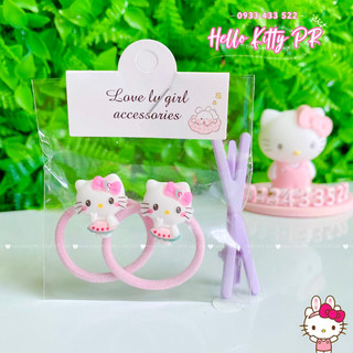 Kẹp tóc, đồ buộc tóc Hello Kitty