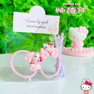 Kẹp tóc, đồ buộc tóc Hello Kitty